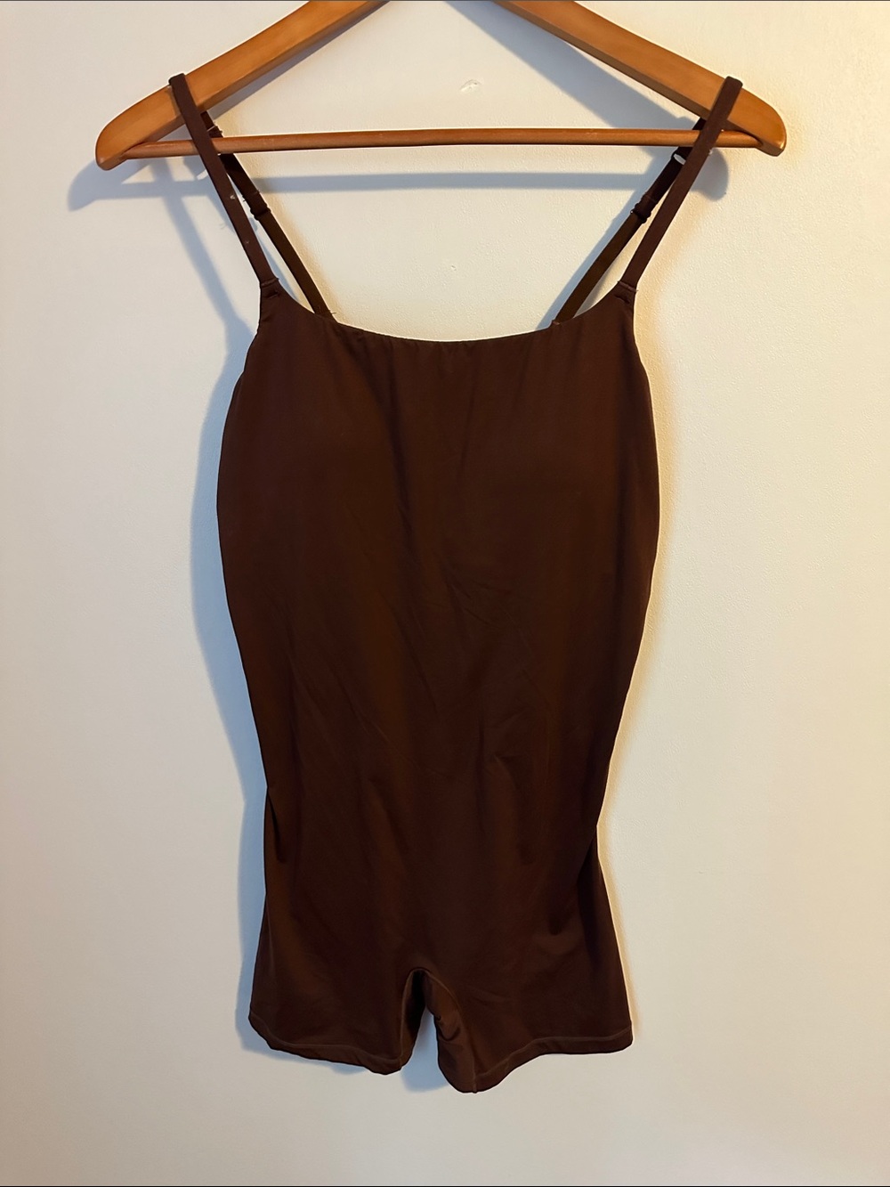 Everyday Brown Shaping Bodysuit with Adjustable Straps